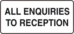G 731 — ALL ENQUIRIES TO RECEPTION